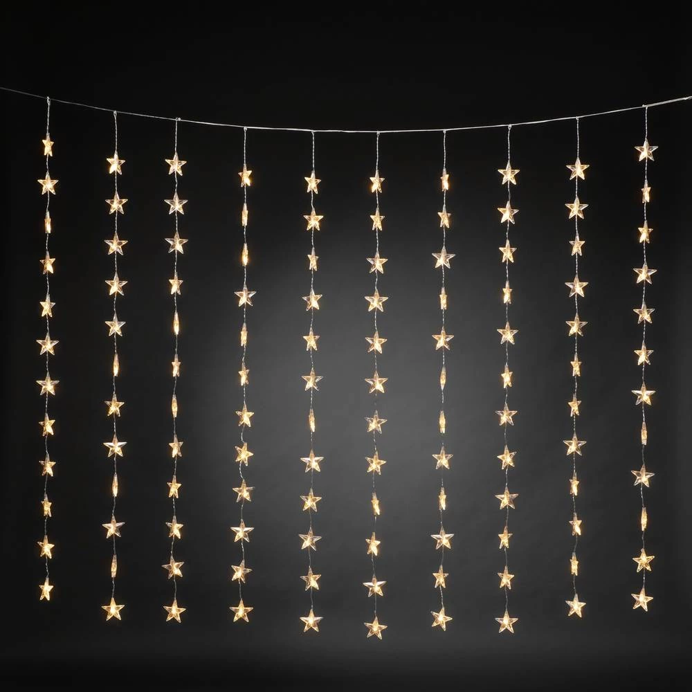 Konstsmide svjetlosna zavjesa u obliku zvjezda unutra 230 v/50 Hz Energetska učinkovito slika
