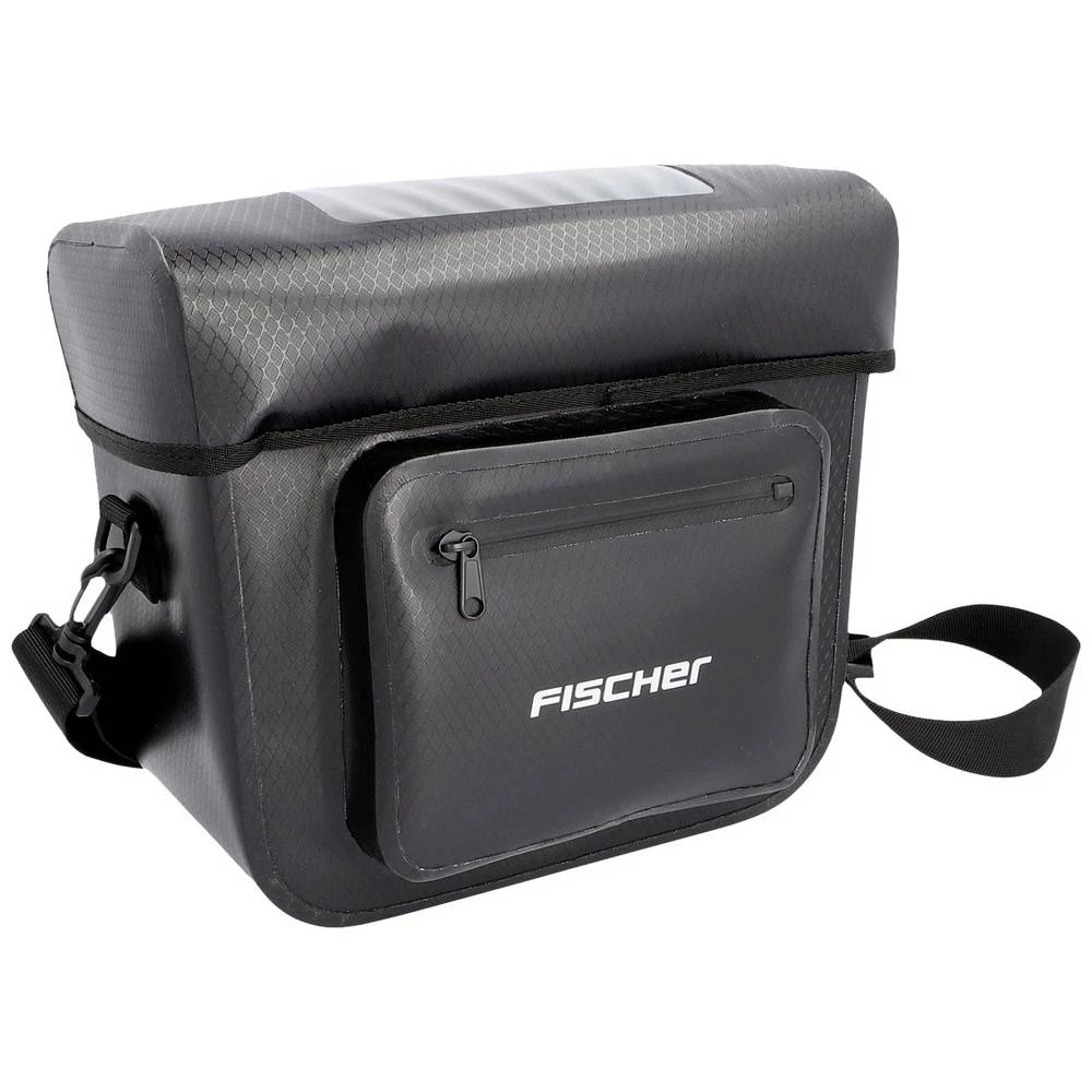 FISCHER FAHRRAD PLUS Terra torba sa montažom na volan bicikla crna slika