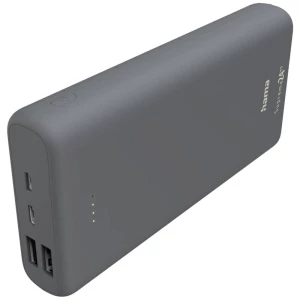 Hama Supreme 24HD powerbank (rezervna baterija) 24000 mAh  LiPo USB a, USB-C® tamnosiva slika