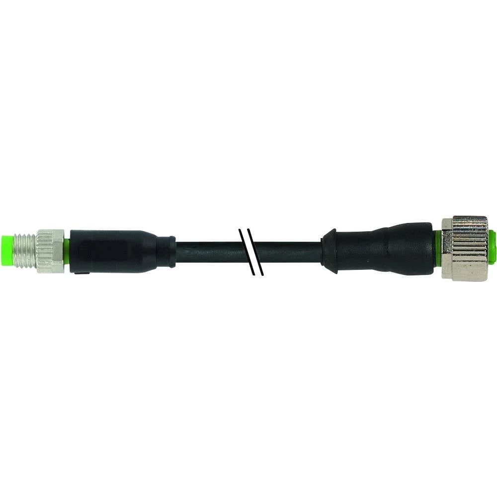 Murrelektronik 7000-88241-6300500 utični konektor za senzor/aktivator, konfekcionirani M8 x 1 ravni muški konektor, žžen slika
