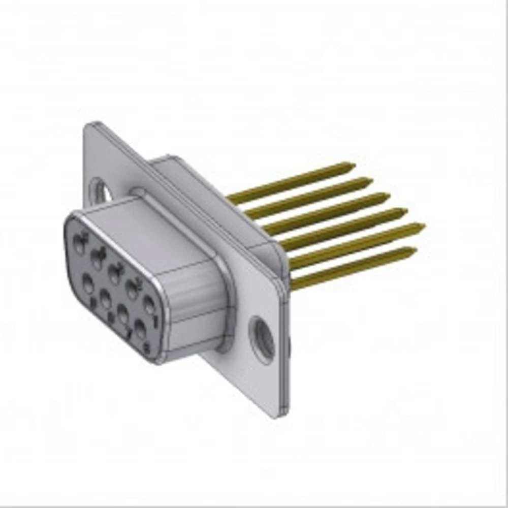 D-SUB priključak 180 ° Broj polova: 9 Lem, Wire-wrap DELTRON SWISS 1 ST slika