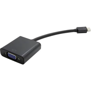 Value Mini-DisplayPort priključni kabel 0.15 m 12.99.3125 crna [1x muški konektor mini displayport - 1x ženski konektor slika