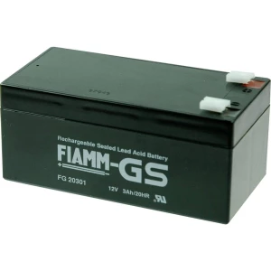 Olovni akumulator 12 V 3.4 Ah Fiamm PB-12-3,4-4,8 FG20341 Olovno-koprenasti (Š x V x d) 134 x 66 x 65 mm Plosnati priključak 4.8 slika