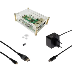 Joy-it Basic Set Raspberry Pi® 4 B 1 GB 4 x 1.5 GHz uklj. kućište, uklj. napajanje, uklj. hladnjak, uklj. noobs os, uklj slika