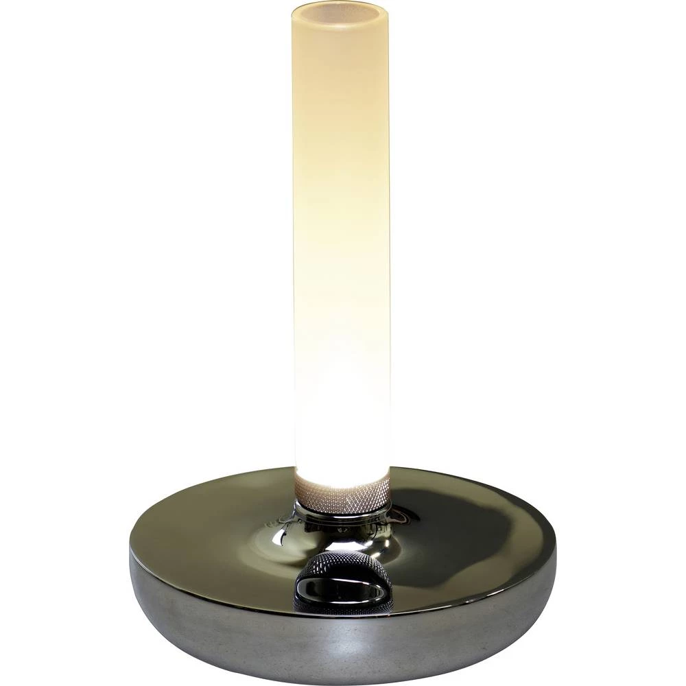 Konstsmide 7827-003 Biarritz LED akumulatorska stolna lampa srebrna slika