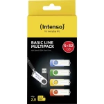 Intenso USB-Stick 5er Pack Basic Line 5 x 32 GB USB stick 32 GB žuta, zelena, plava boja, narančasta, crna 3503585 USB 2