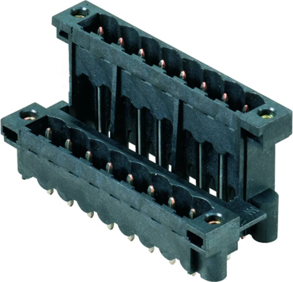 Utični konektor za tiskanu pločicu SLDV-THR 5.00/38/180FLF 3.2SN BK BX Weidmüller sadržaj: 10 komada slika