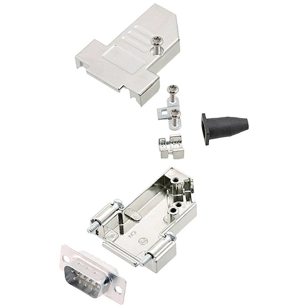 Komplet D-SUB pinskih konektora 45 ° Broj polova: 9 Lemni kup encitech DTSL09-SJSRG-S-DMP-W-K 1 ST slika