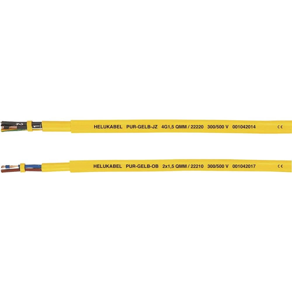 Helukabel PUR-Yellow JB kontrolni vod 5 G 1.50 mm² žuta 22213-500 500 m slika