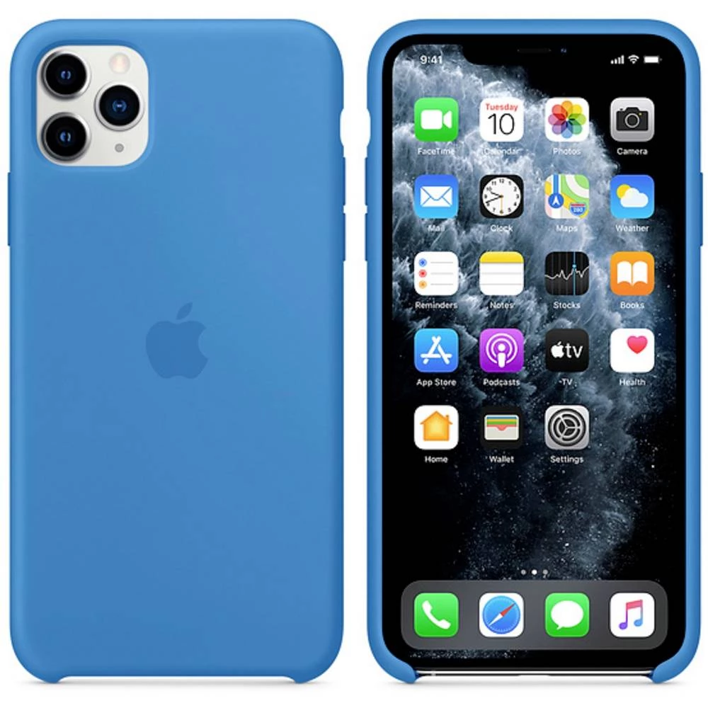 Apple iPhone 11 Max Silicone Case silikon case iPhone 11 Pro Max surf blue slika