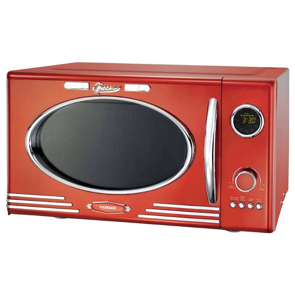 Melissa 16330129 mikrovalna pećnica krom boja, crvena slika