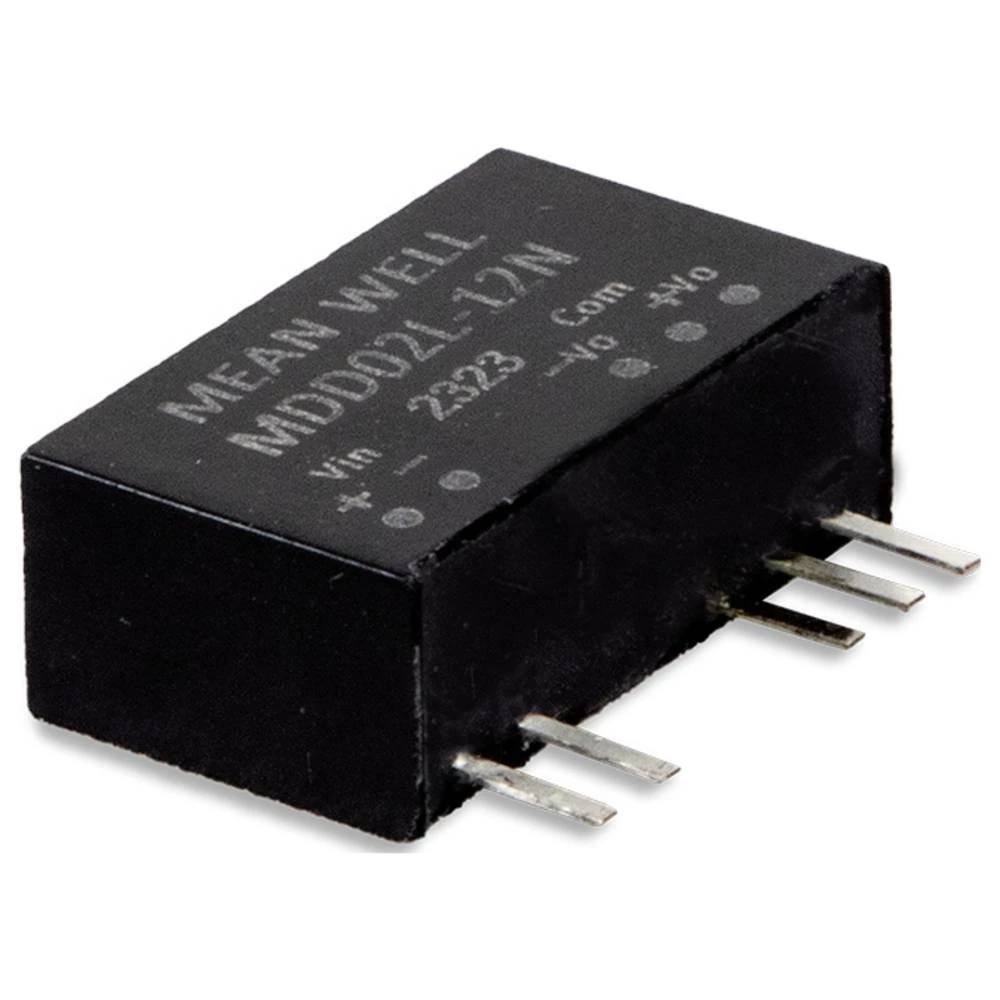 MEAN WELL MDD02L-12N DC/DC pretvarač za tiskano vezje -12 V 0.084 A 2 W Broj izlaza: 2 x Content 1 kom. slika