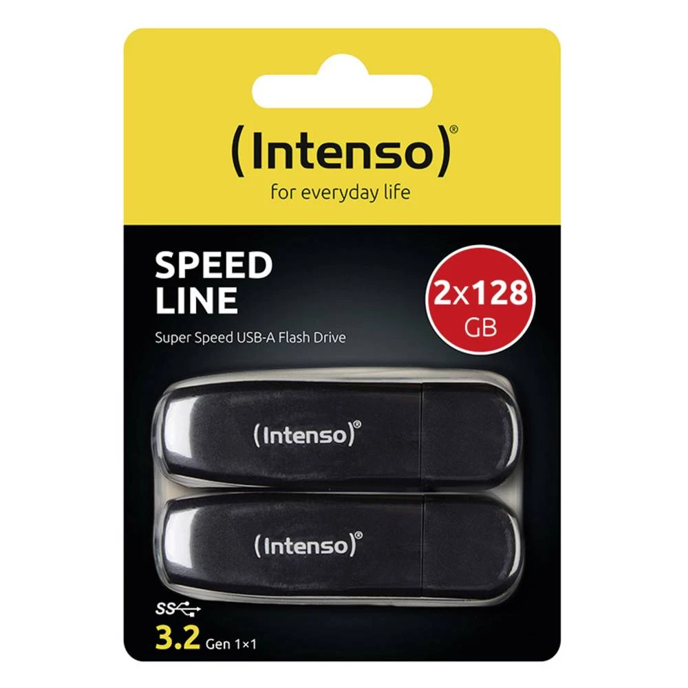 Intenso 128GB Speed Line double pack USB stick maloprodaja 128 GB crna 3533495 USB a slika