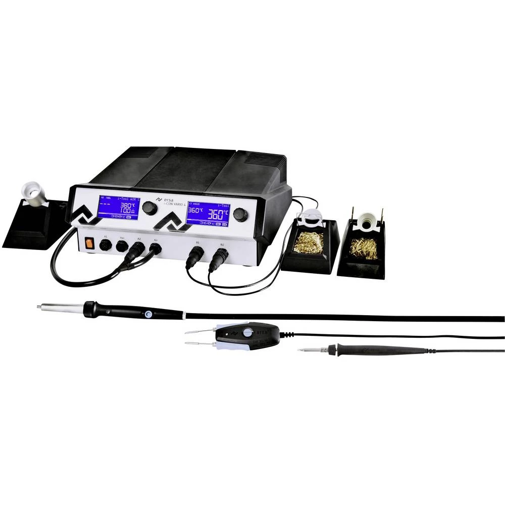 Stanica za lemljenje 500 W Ersa i-CON VARIO 4 mit i-TOOL AIR S, i-TOOL und CHIP TOOL VARIO +50 Do +550 °C slika