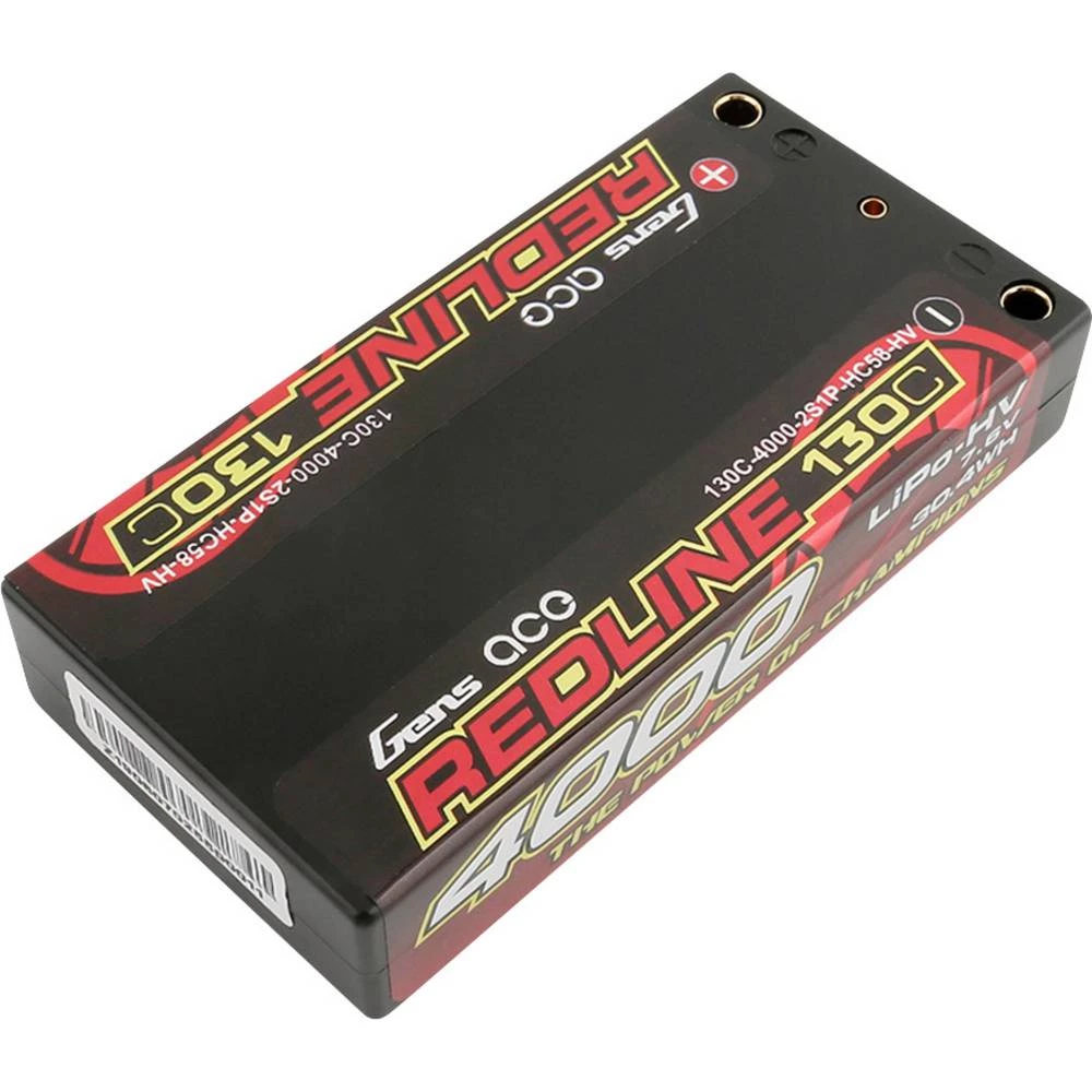 Gens ace lipo akumulatorski paket za modele 7.6 V 4000 mAh Broj ćelija: 2 130 C tvrdo kućište slika