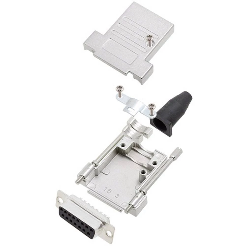 Višestruki ženski konektor D-SUB komplet 180 ° Broj polova: 25 Lemni kup Amphenol 1 ST slika