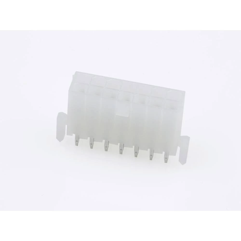 Molex ugradna standardna letva sa ženskim kontaktima  Ukupan broj polova 14 Raster: 4.20 mm 39299143 1 St. Tray slika