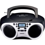 UKW CD radio Lenco SCD-501 AUX, Bluetooth, CD, UKW, USB Bijela, Crna