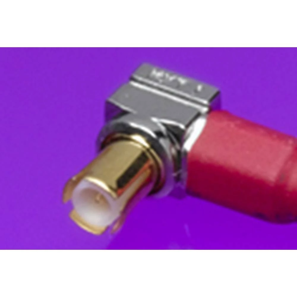 Molex 733660010 50 Ohms, MCX Right-Angle Plug, Crimp, Nickel Plated Body, for RG-174, RG-188 and RG-316 Cable, Bag slika