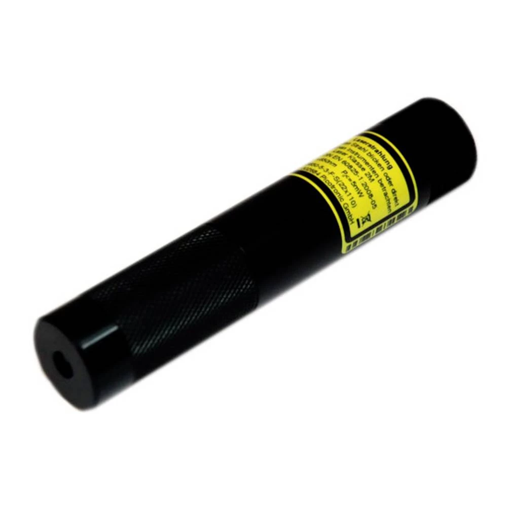 DOE laserski modul, zeleni, 532nm, 5mW, 3V DC, 22x112mm, klasa 3R, fokus 400mm Picotronic točkasti laser slika