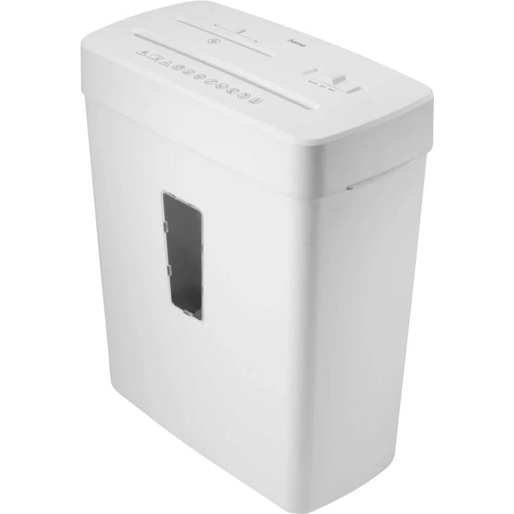 Hama Prime M50CD-W uništavač dokumenata 6 list 2 x 12 mm P-5 13 l Uništava također kreditne kartice slika