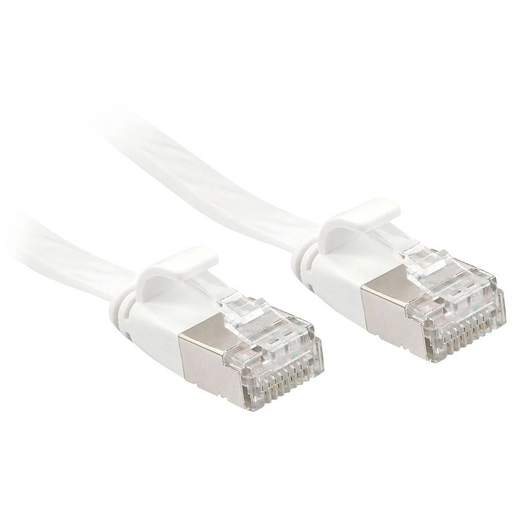 LINDY 47545 RJ45 mrežni kabel, Patch kabel cat 6a U/FTP 10 m bijela  1 St. slika