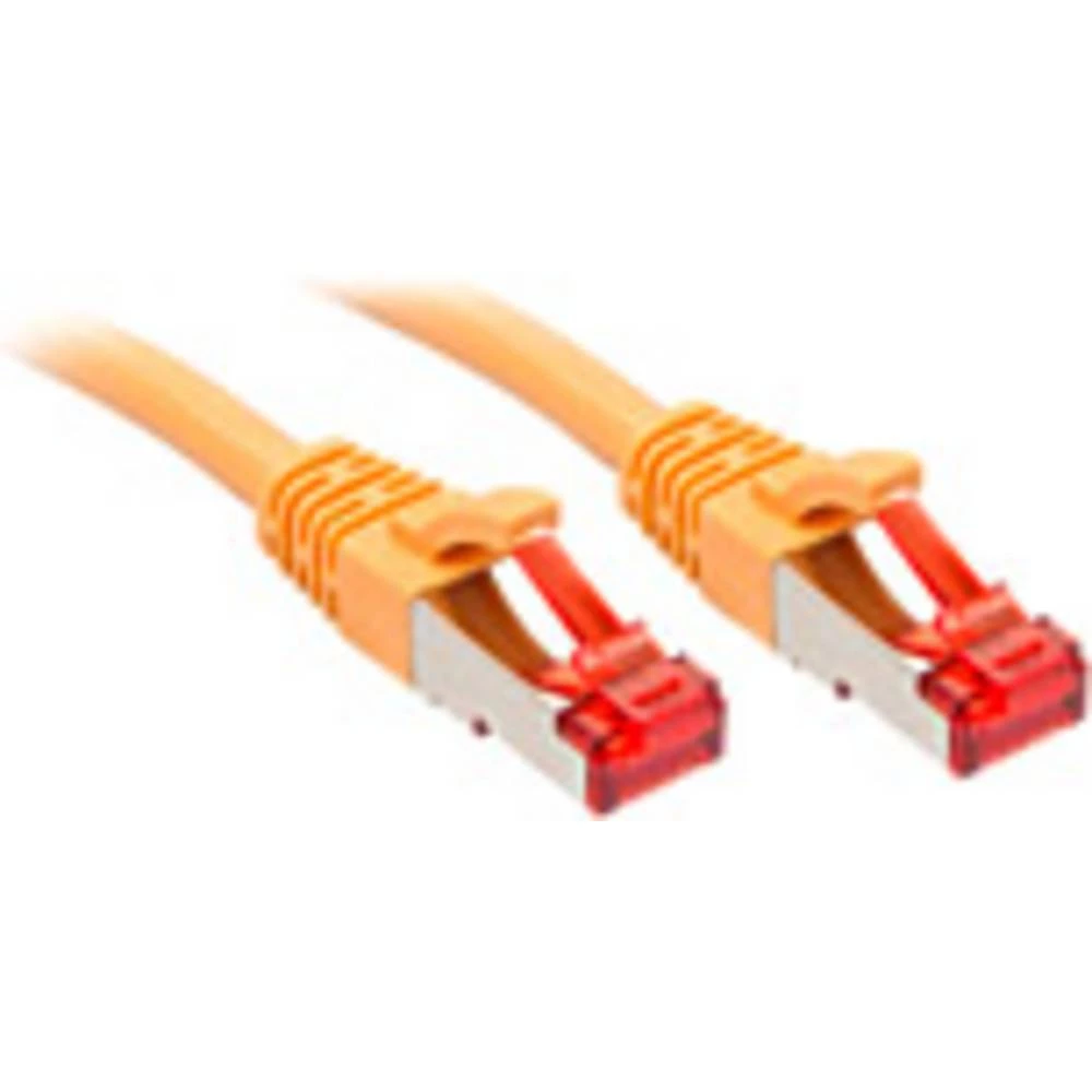 LINDY 47771 RJ45 mrežni kabel, Patch kabel cat 6 S/FTP 30.00 m žuta  1 St. slika