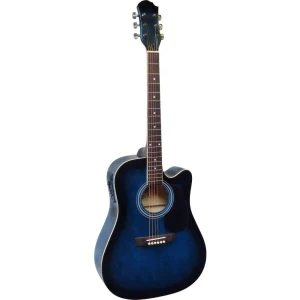 E-akustična gitara MSA Musikinstrumente CW 196 4/4 Plava boja slika