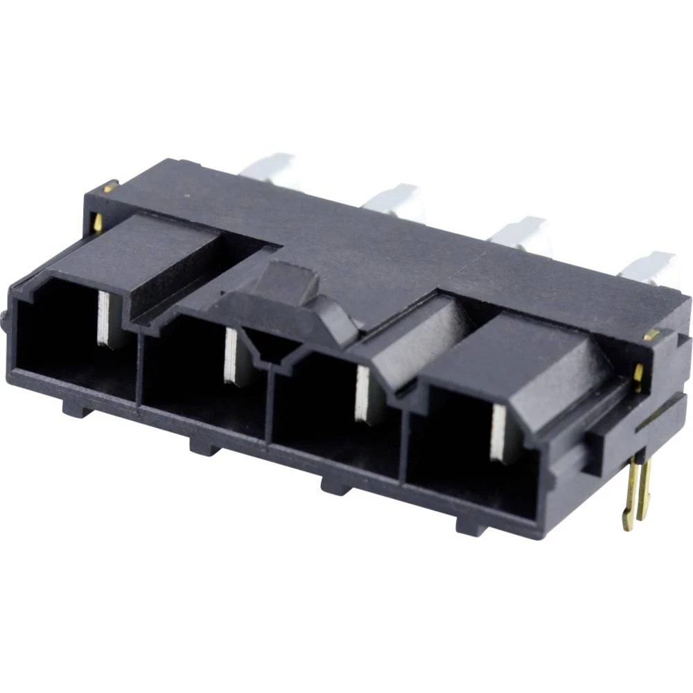 Molex ugradna standardna letva s muškim kontaktima Ukupan broj polova 4 Raster: 10 mm 428204223 1 St. Tube slika