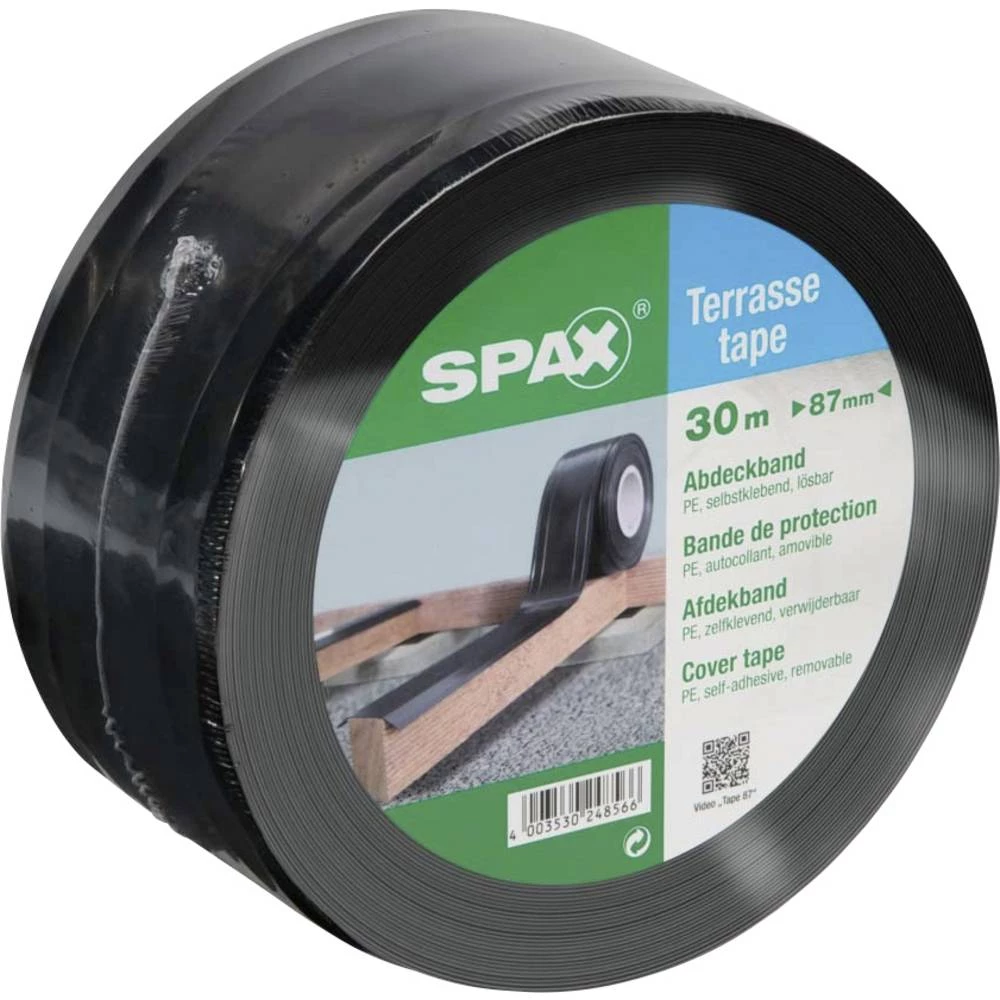 SPAX 4000009186419 ljepilna traka crna (D x Š) 30 m x 87 mm 1 kom. slika