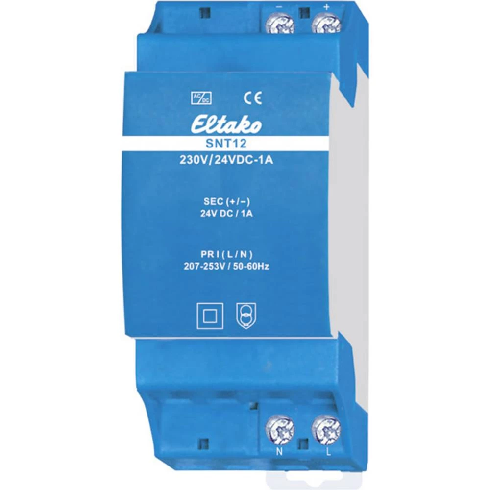 Eltako SNT12-230V/24VDC-1A DIN-napajanje (DIN-letva) 1 A 24 W 1 x slika