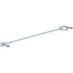 Günzburger Steigtechnik 50123 Sigurnosno uže za stepenice na platformi za stepenice na platformi 1 St.