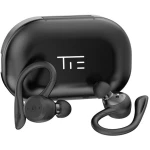 Bluetooth® Sportske Ear Free Stereo-Headset Tie Studio TBE1018 U ušima Vodootporne, Petlja za uho Crna