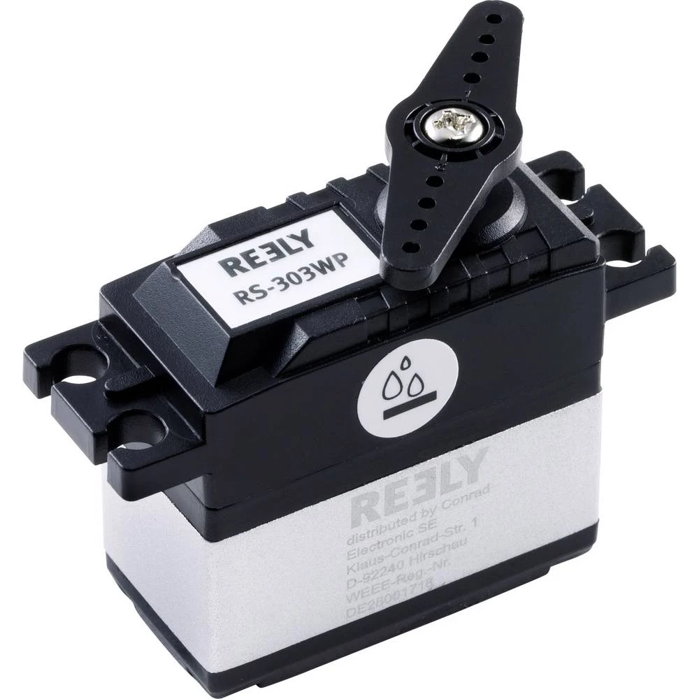 Reely Standardni servo RS-303WP Analogni servo Materijal prigona: Plastika Sustav utičnica: JR slika