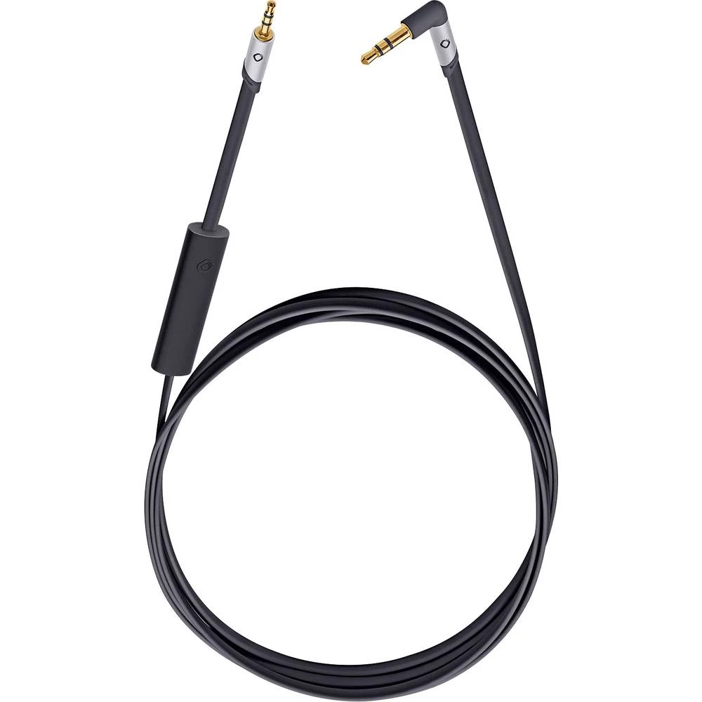 Oehlbach Utičnica Audio Priključni kabel [1x 2,5 mm banana utikač - 1x 3,5 mm banana utikač] 1.50 m Crna pozlaćeni kontakti slika