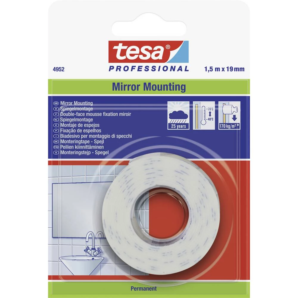 tesa 04952-00003-05 montažna traka bijela (D x Š) 1.5 m x 19 mm 1 St. slika