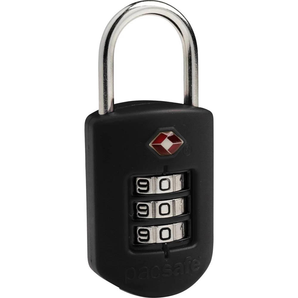 Pacsafe 10260100 lokot 3.4 cm crna zaključavanje s kombinacijom brojeva slika