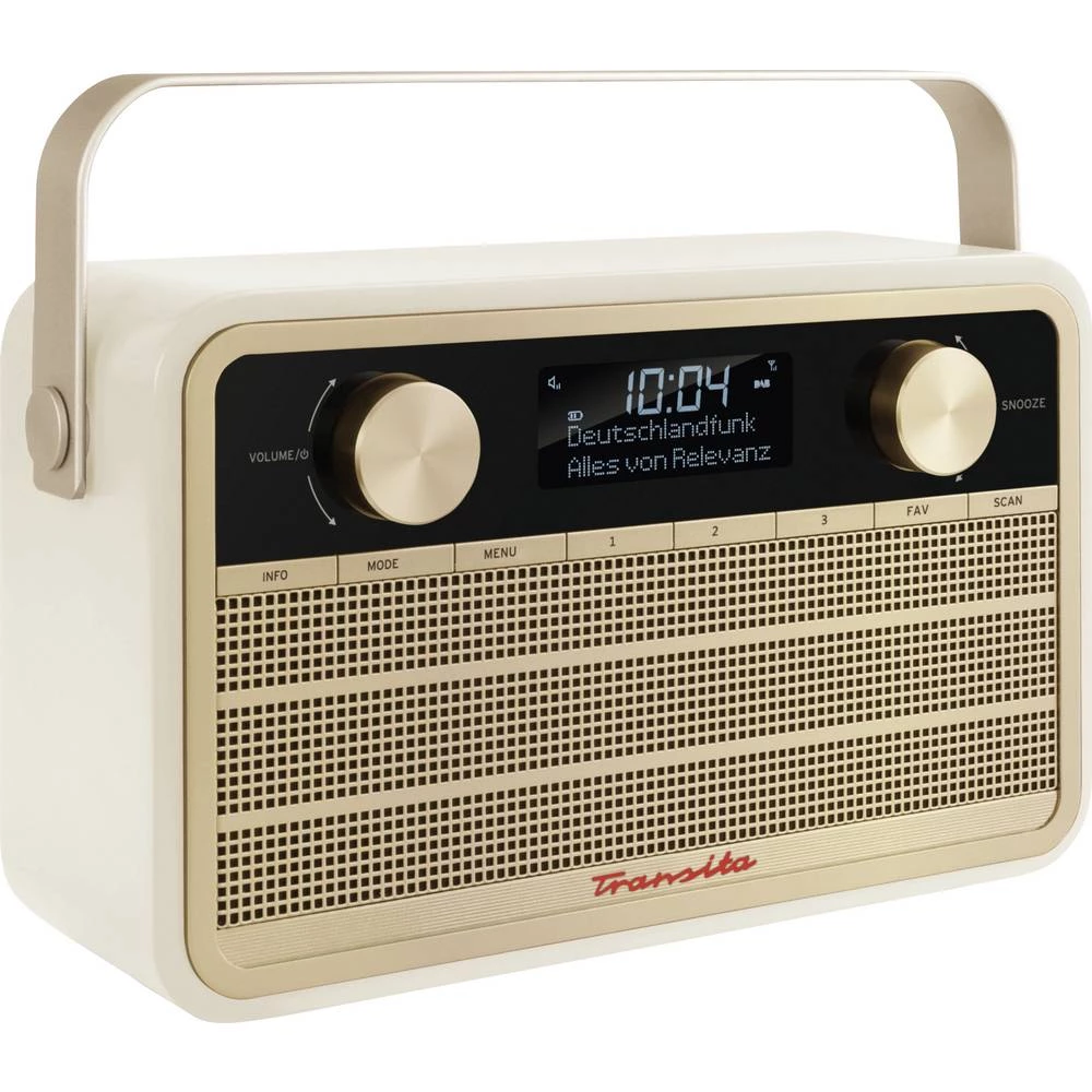 TechniSat TRANSITA 120, beige desktop radio bež boja slika