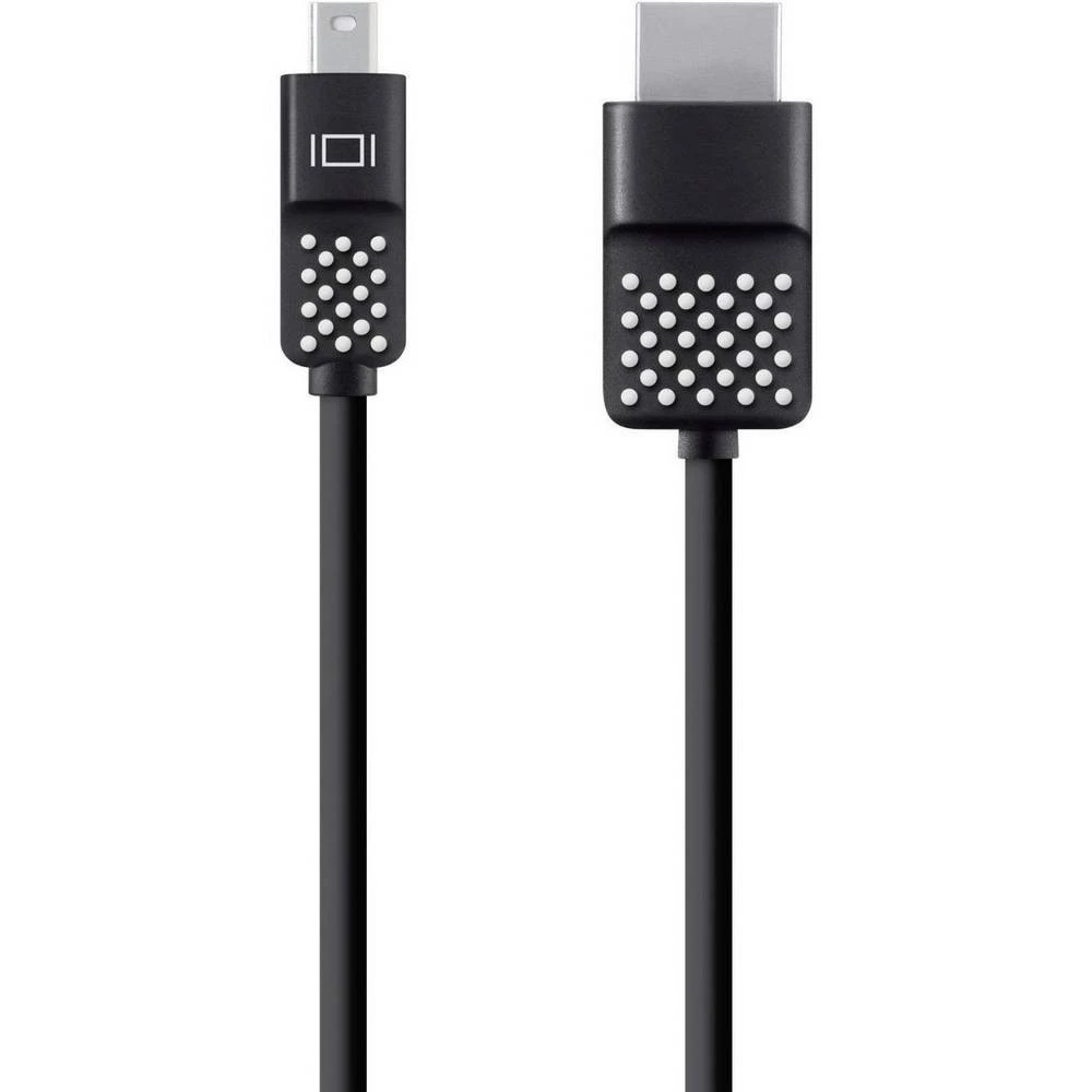 Belkin DisplayPort / HDMI Priključni kabel [1x Muški konektor Mini DisplayPort - 1x Muški konektor HDMI] 3.6 m Crna slika