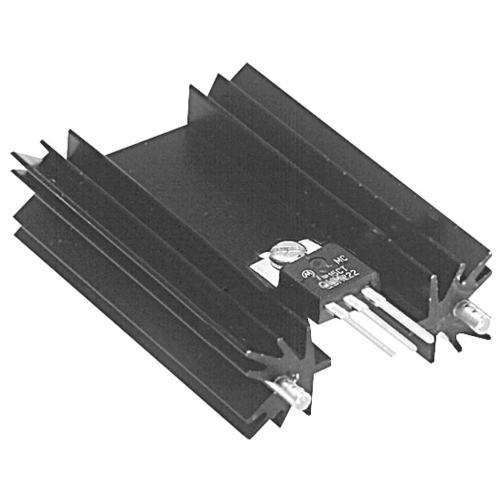 Fischer Elektronik SK 104/25,4/STS SK 104/25,4/STS rebrasti hladnjak 9 K/W (D x Š) 34.9 mm x 25.4 mm SOT-32, TO-220 slika