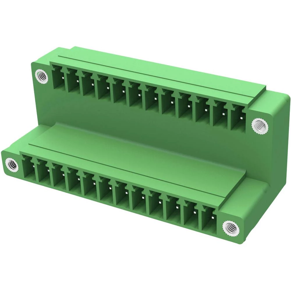 Degson Kućište utiča za tiskanu pločicu Ukupan broj polova 22 Raster: 3.50 mm 15EDGRTM-3.5-22P-14-00A(H) 130 ST slika