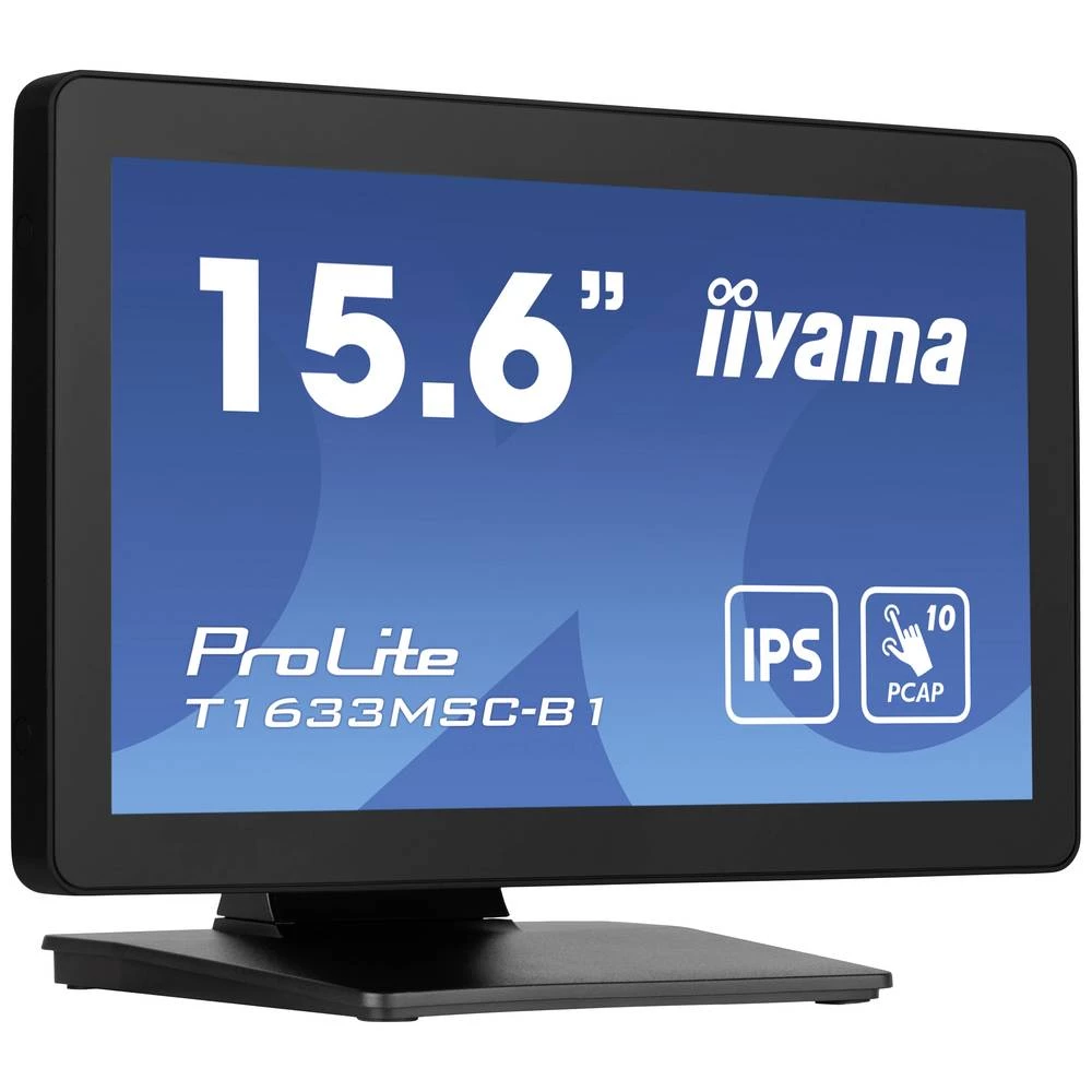 Iiyama ProLite T1633MSC-B1 zaslon na dodir Energetska učinkovitost 2021: C (A - G) 39.6 cm (15.6 palac) 1920 x 1080 pik slika