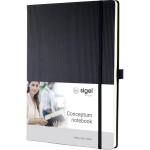 Sigel CONCEPTUM® CO110 bilježnica prazna crna Broj listova: 97 DIN A4 slika