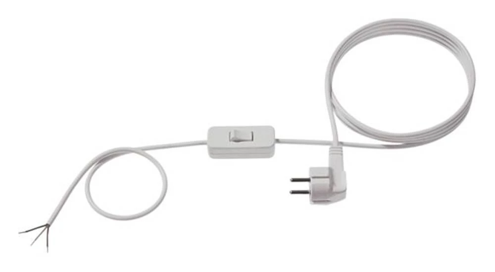 Bachmann 302.274 Mrežni kabel, priključni kabel za štednjak Bachmann 302.274 bijeli 2m kabel za napajanje Bijela slika