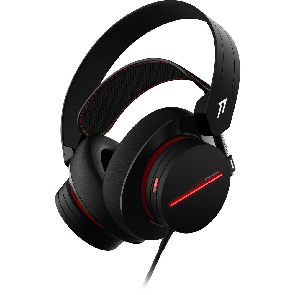 1more H1007 igraće naglavne slušalice sa mikrofonom 3,5 mm priključak, USB sa vrpcom, stereo preko ušiju crna slika