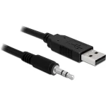 Delock USB kabel USB 2.0 USB-A utikač, jack utikač 3,5 mm 1.80 m crna 83115