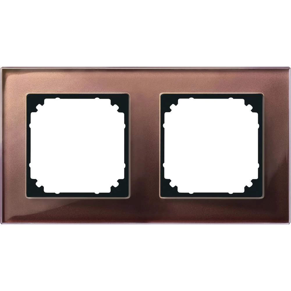 Merten 2-struki Okvir Sustav M, M-Plan Smeđa boja 489215 slika