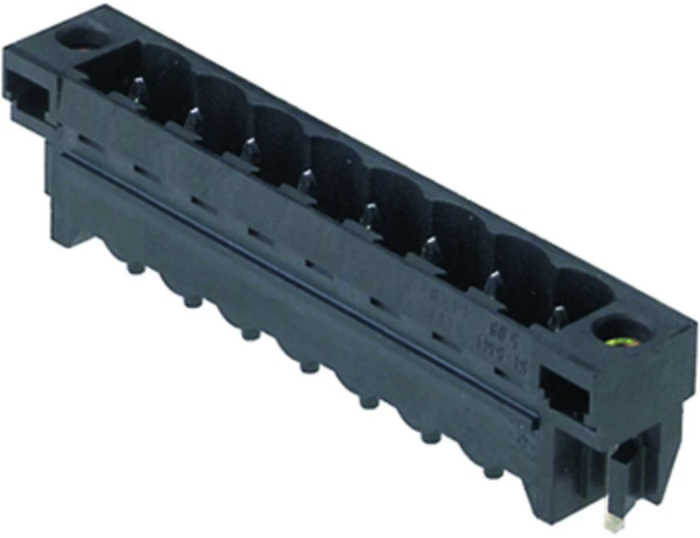 Utični konektor za tiskanu pločicu SL-SMT 5.00/10/180LF 3.2SN BK BX Weidmüller sadržaj: 50 komada slika
