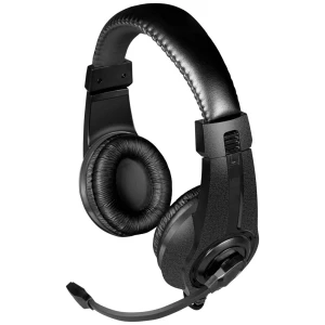 SpeedLink LEGATOS igre Over Ear Headset žičani stereo crna slušalice s mikrofonom slika