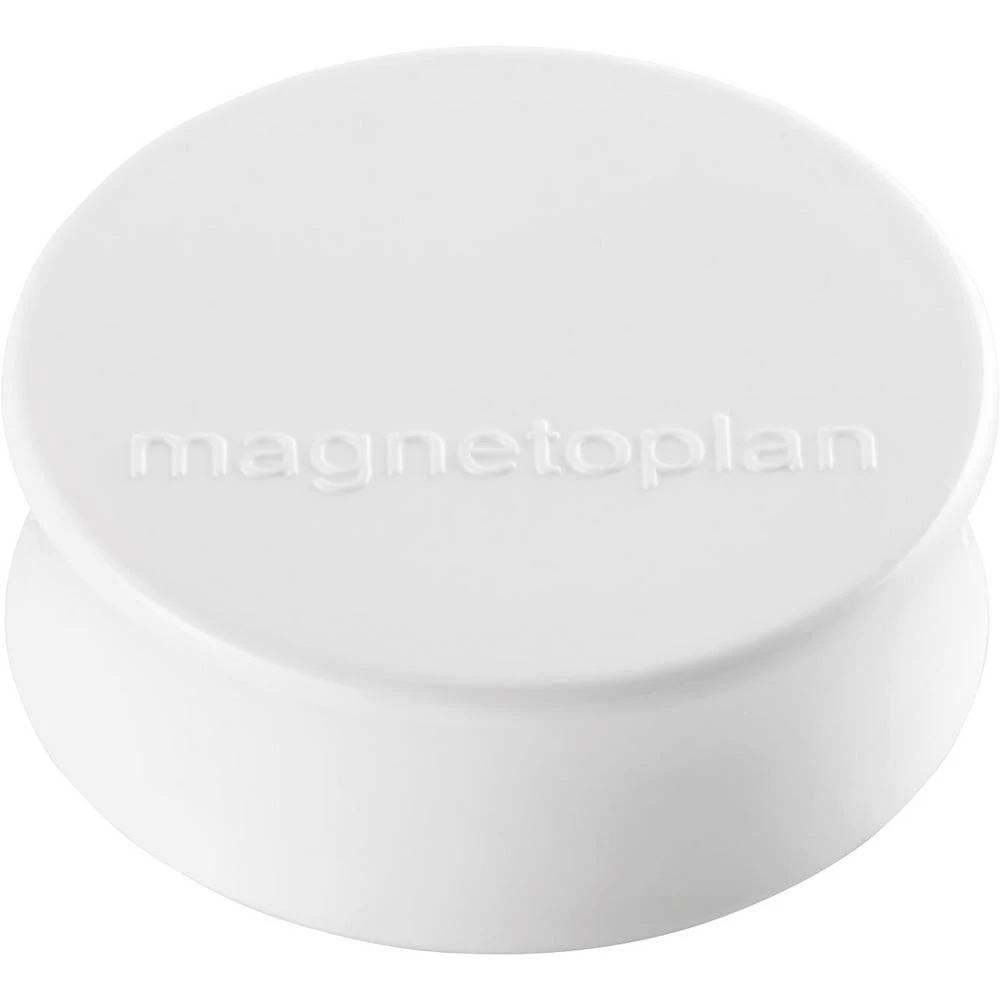 magnetoplan magnet (Ø x V) 34 mm x 12.5 mm okrugli bijela 10 kom. 1665000 slika